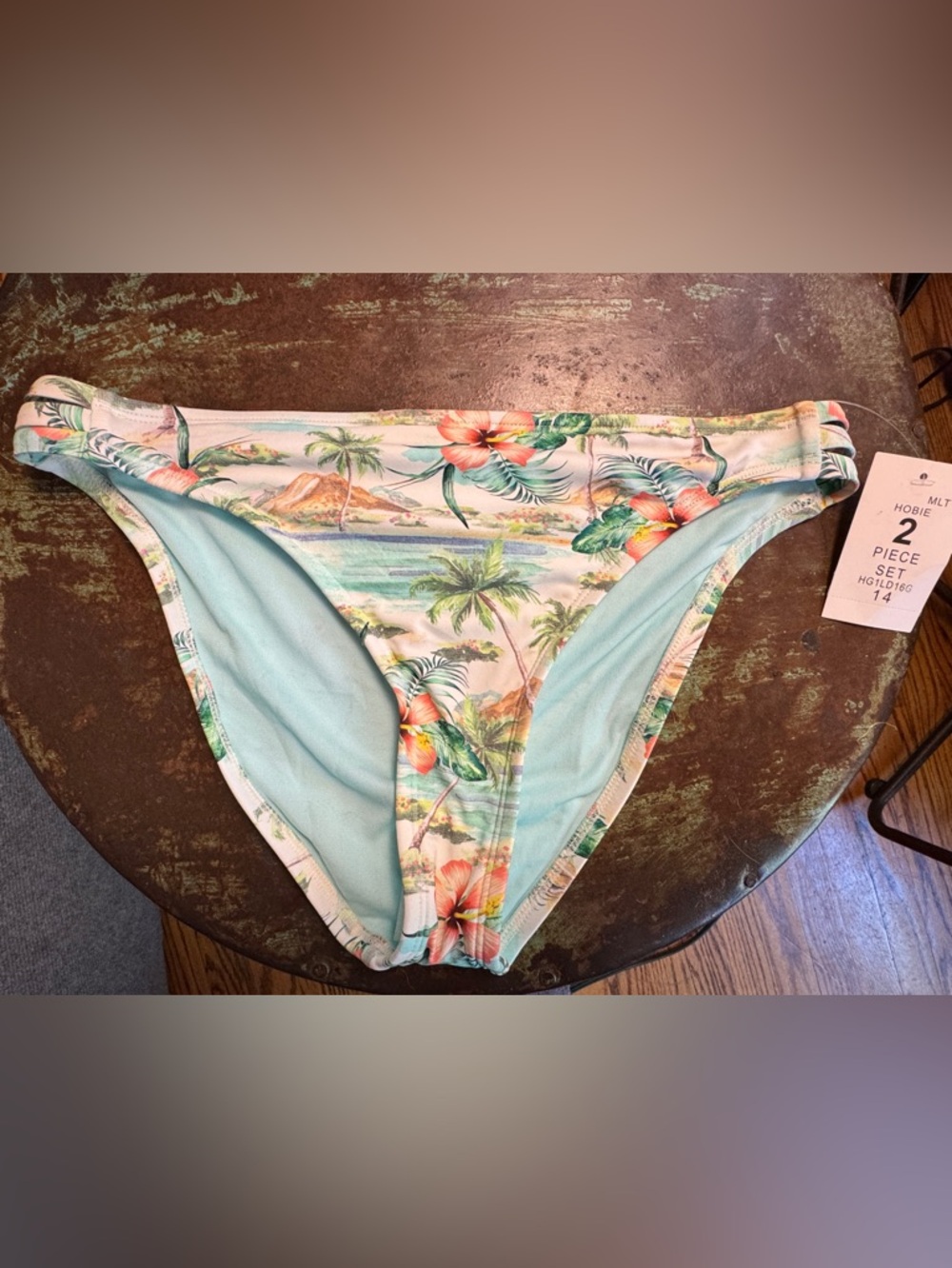Hobie Tropical Floral Swimwear Bottoms in Size 14 Hawaii, summer, bikini